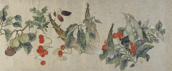 Vegetables and Fruits, Qing dynasty, 1828